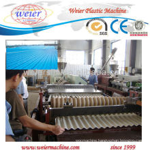 CE approved pvc Corrugated roof making machine